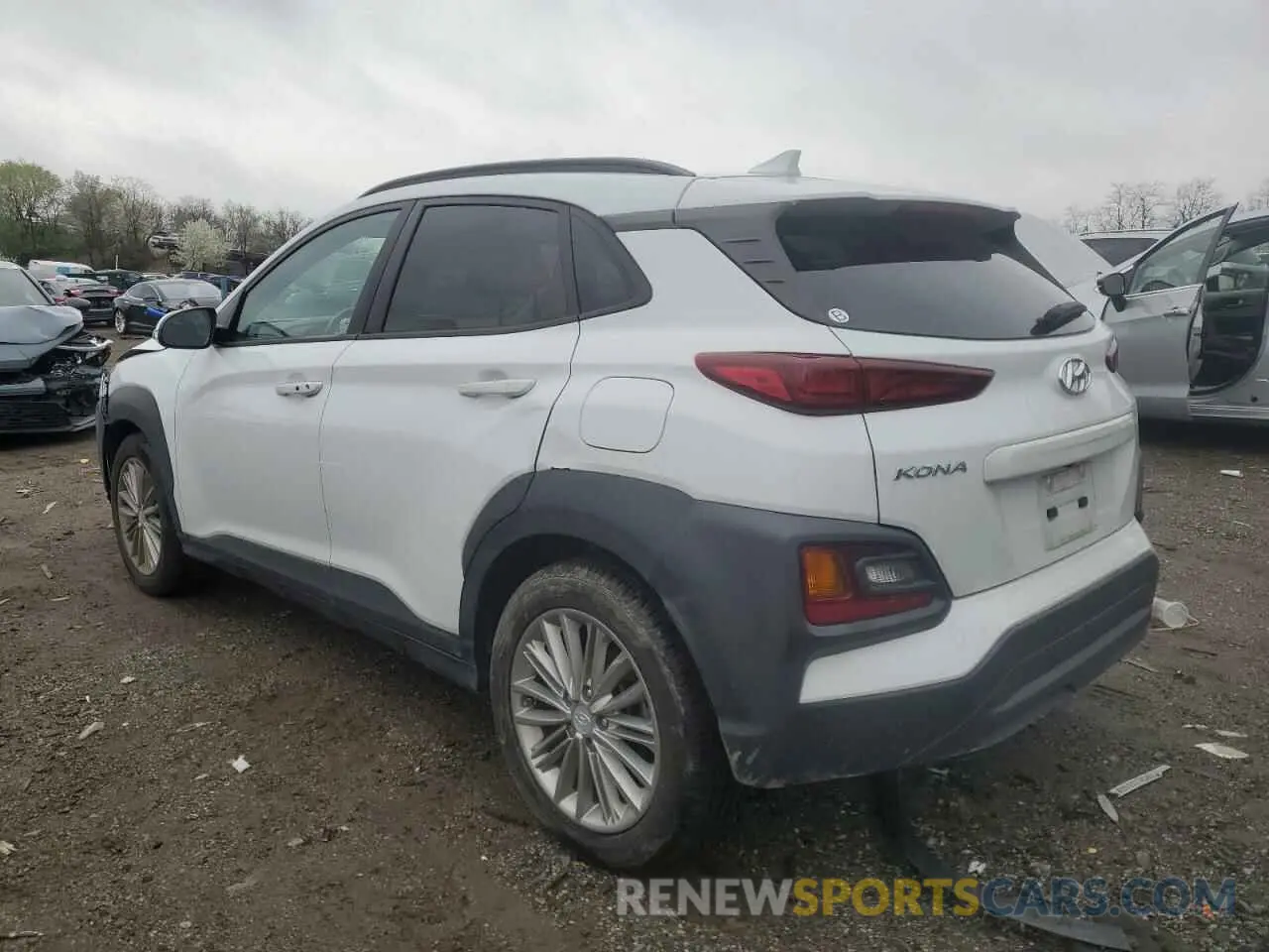 2 Photograph of a damaged car KM8K62AA9LU497228 HYUNDAI KONA 2020