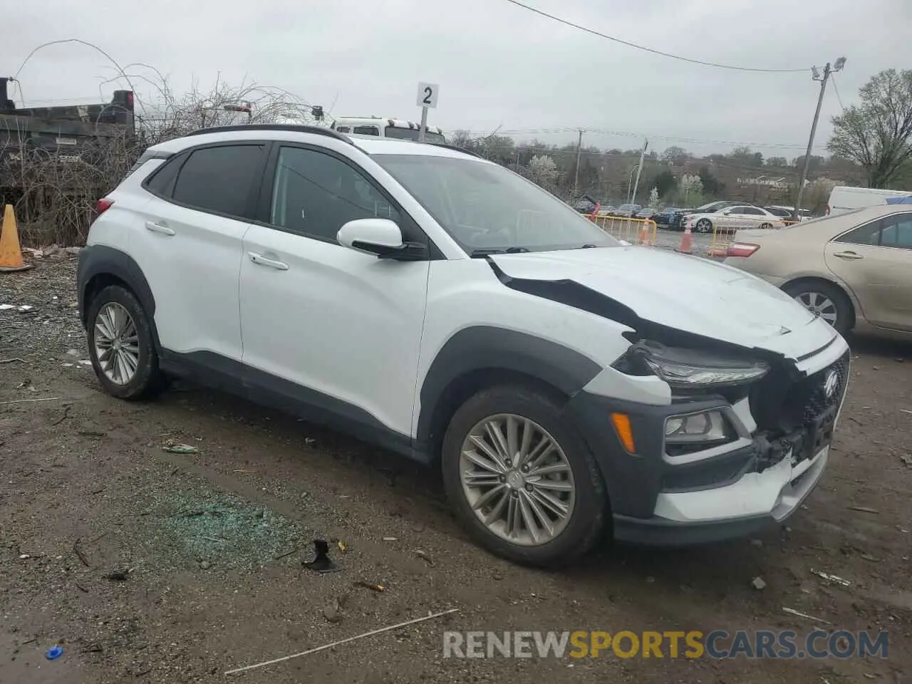 4 Photograph of a damaged car KM8K62AA9LU497228 HYUNDAI KONA 2020