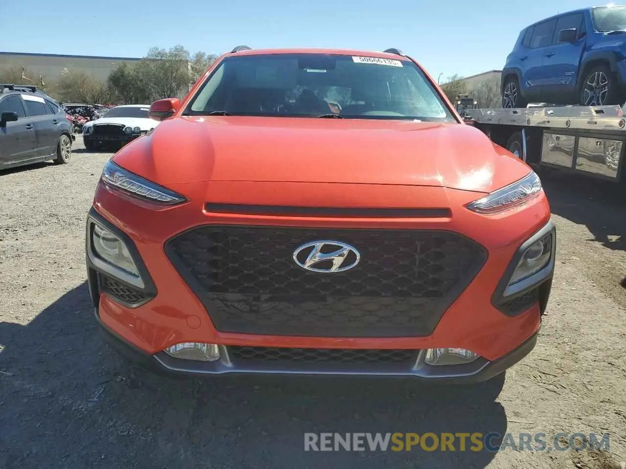 5 Photograph of a damaged car KM8K62AA9LU539459 HYUNDAI KONA 2020