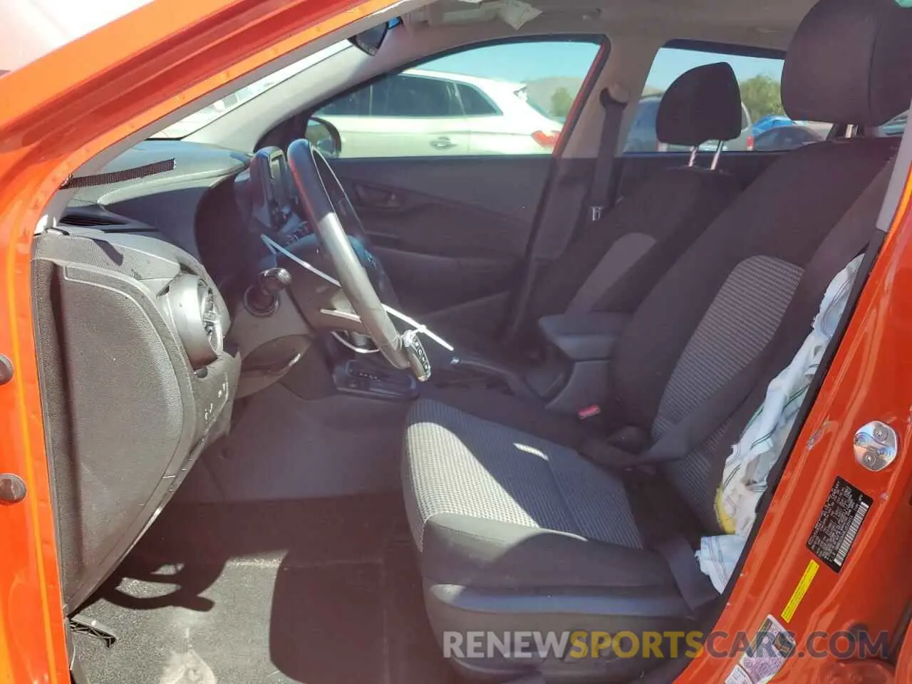 7 Photograph of a damaged car KM8K62AA9LU539459 HYUNDAI KONA 2020