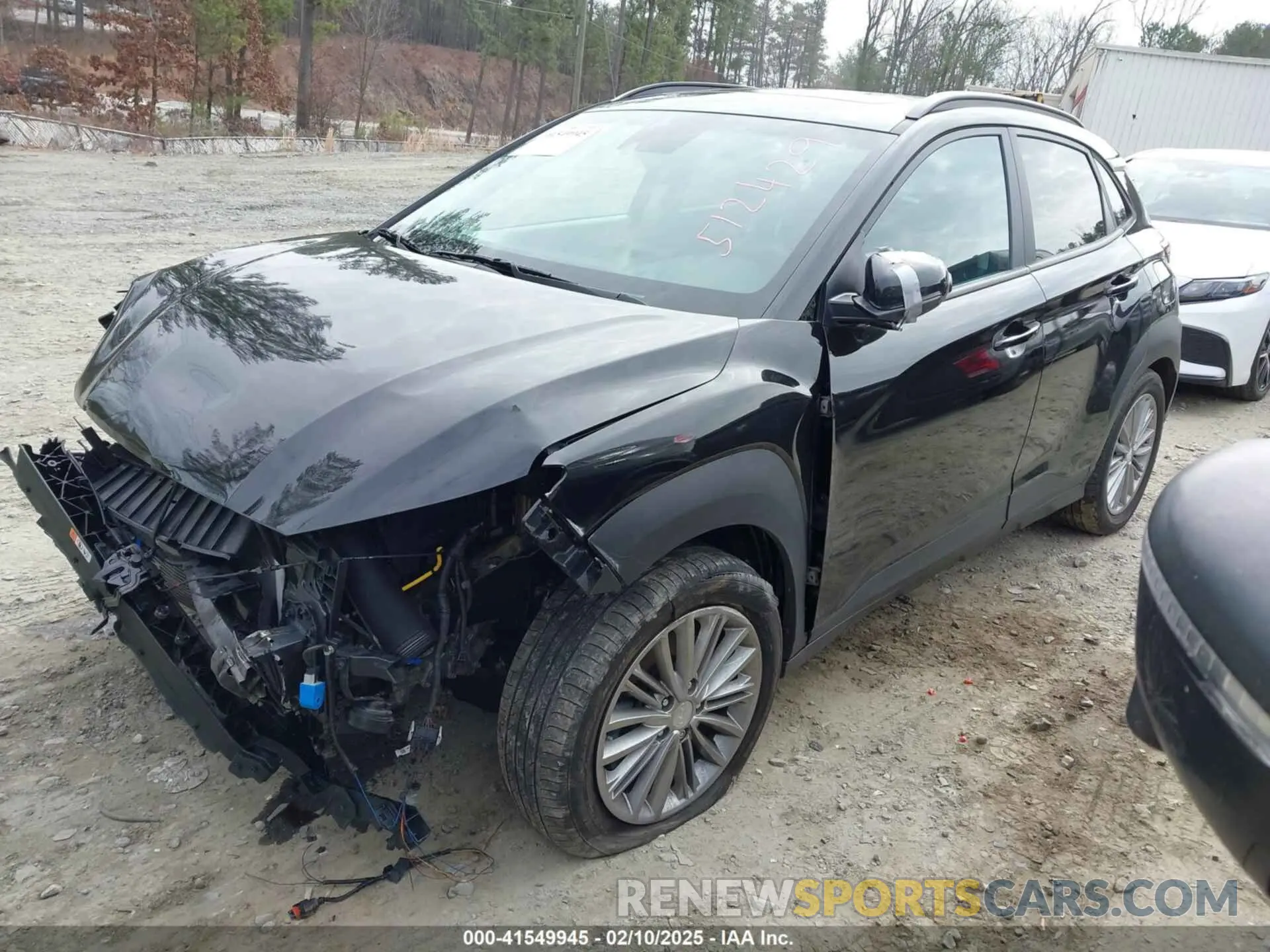 2 Photograph of a damaged car KM8K6CAA0LU512429 HYUNDAI KONA 2020