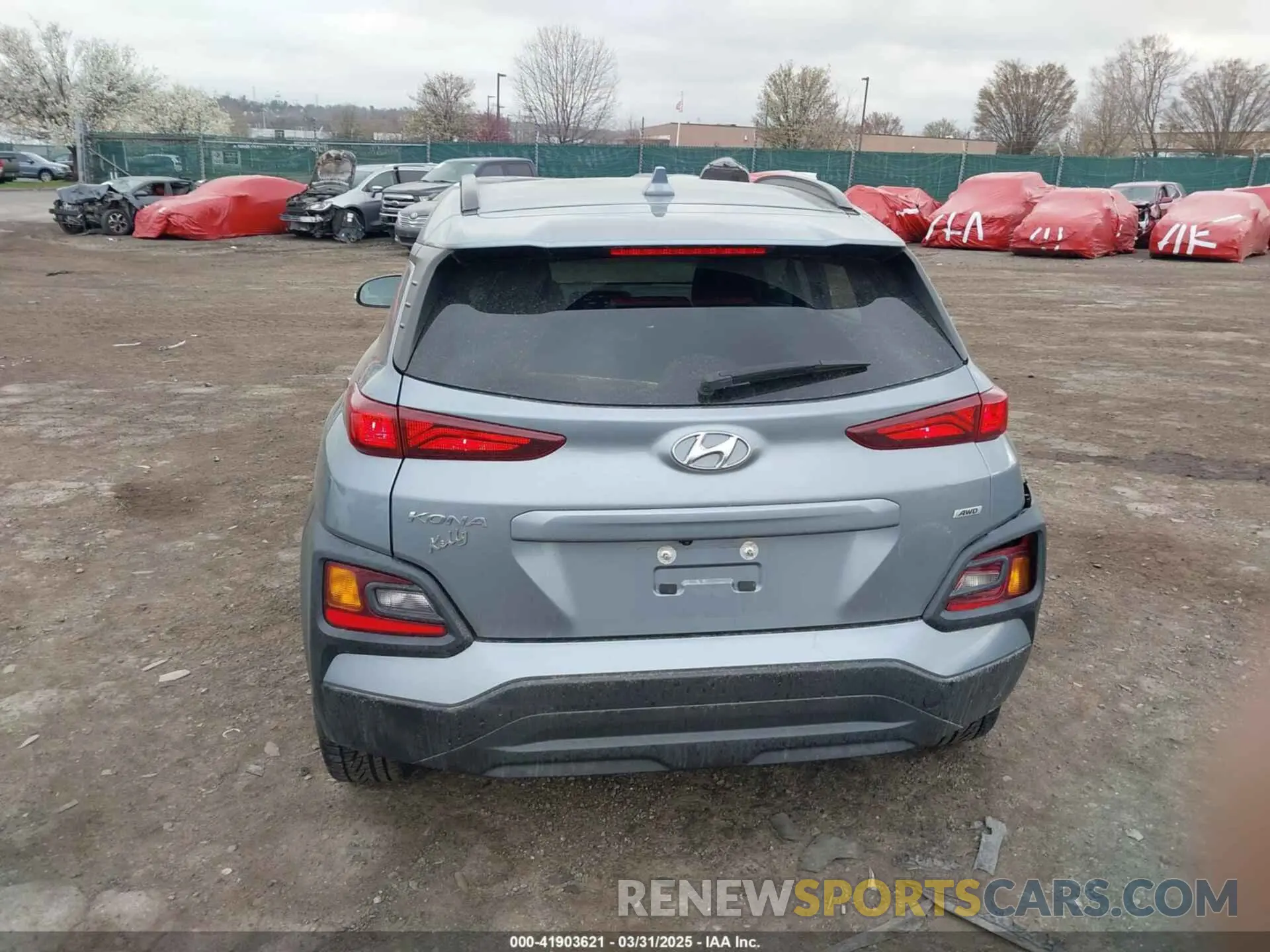 17 Photograph of a damaged car KM8K6CAA6LU448963 HYUNDAI KONA 2020