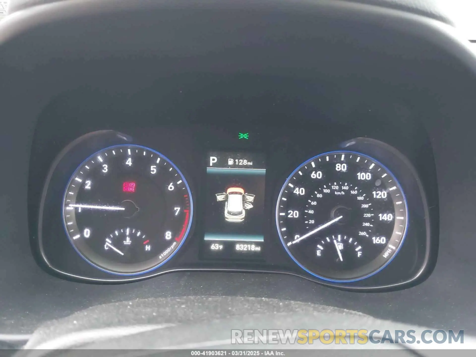 7 Photograph of a damaged car KM8K6CAA6LU448963 HYUNDAI KONA 2020
