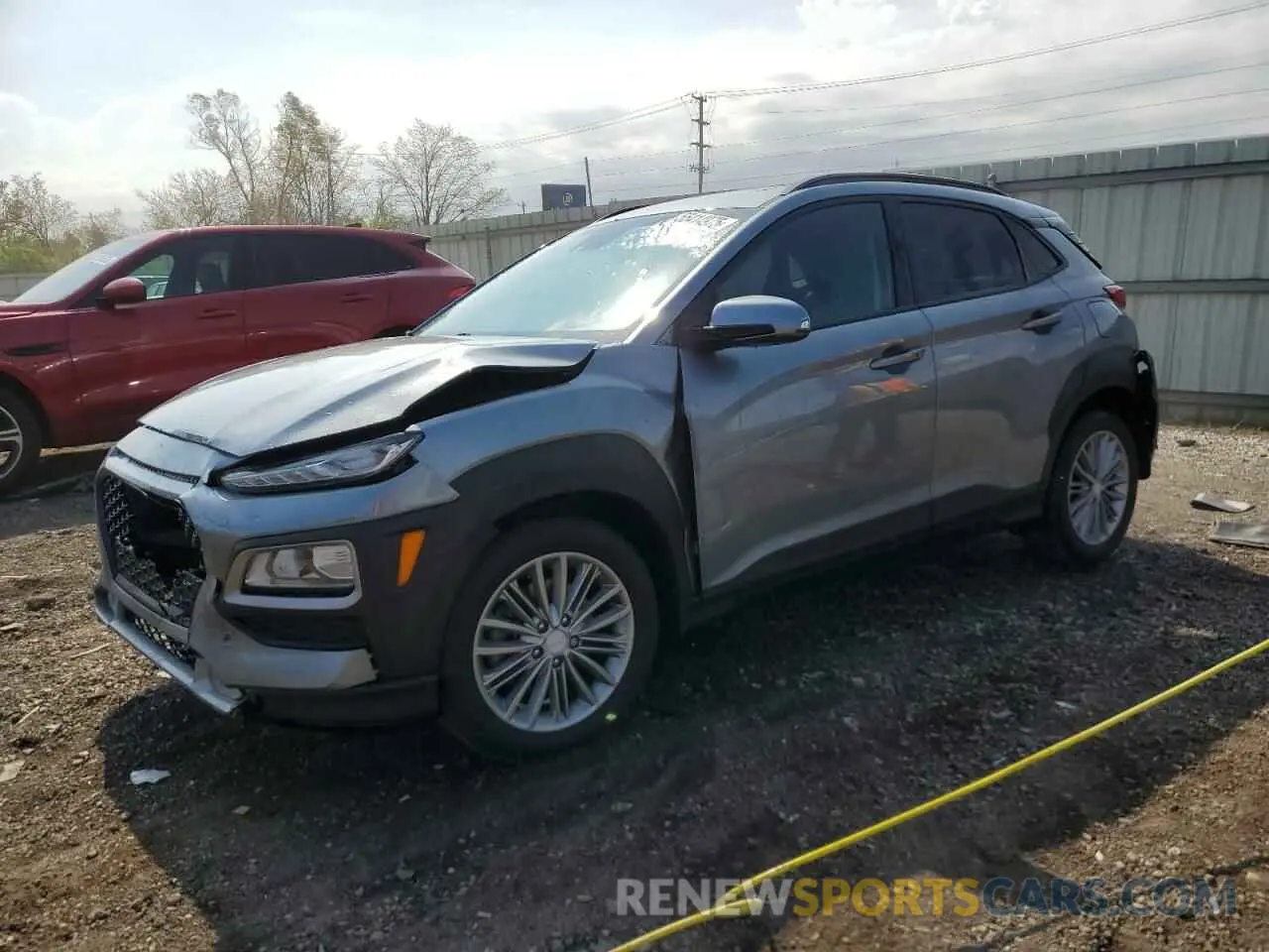 1 Фотография поврежденного автомобиля KM8K6CAA7LU433551 HYUNDAI KONA 2020