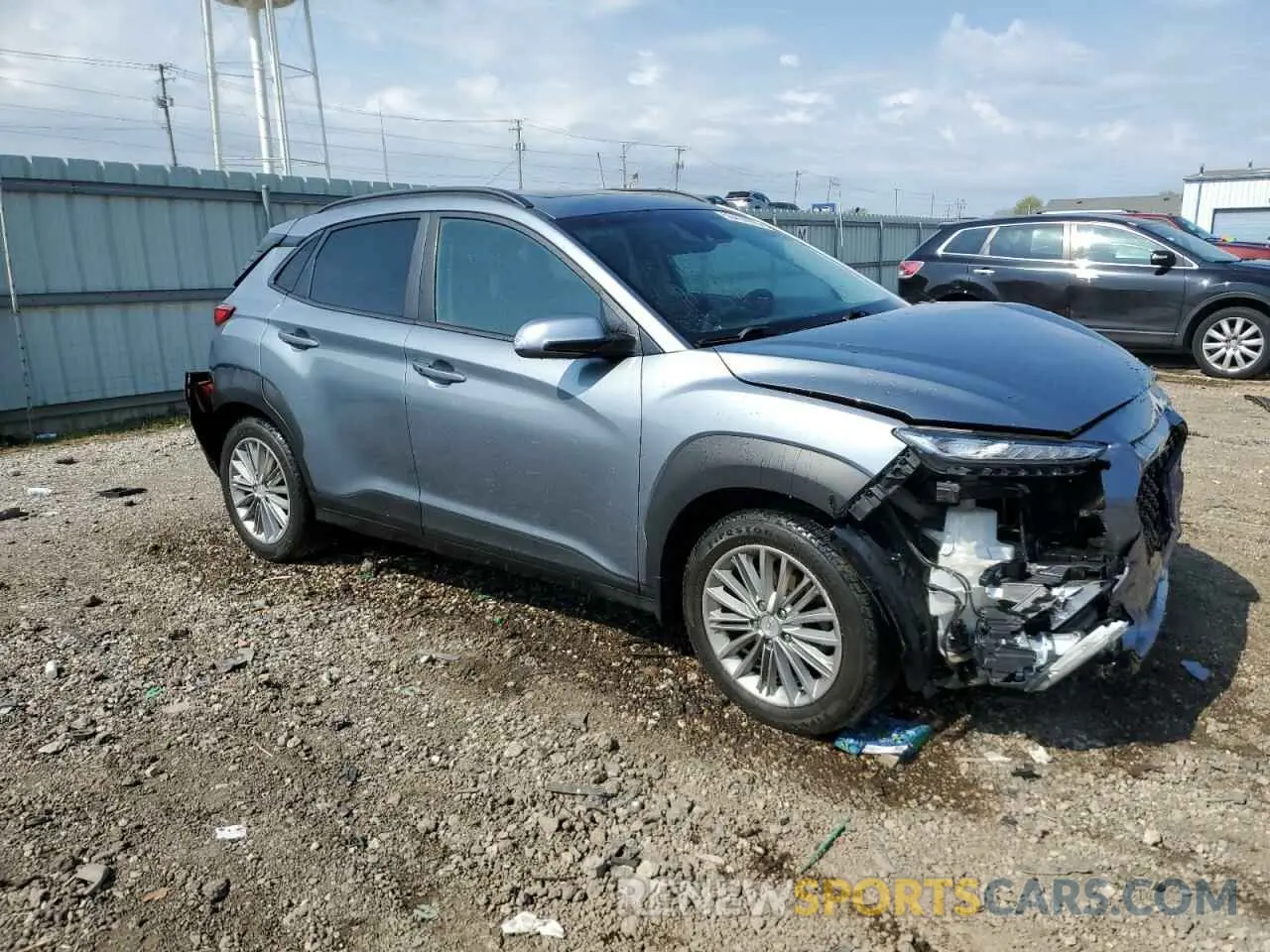 4 Фотография поврежденного автомобиля KM8K6CAA7LU433551 HYUNDAI KONA 2020