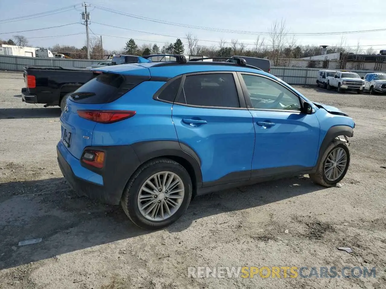3 Photograph of a damaged car KM8K6CAAXLU538925 HYUNDAI KONA 2020