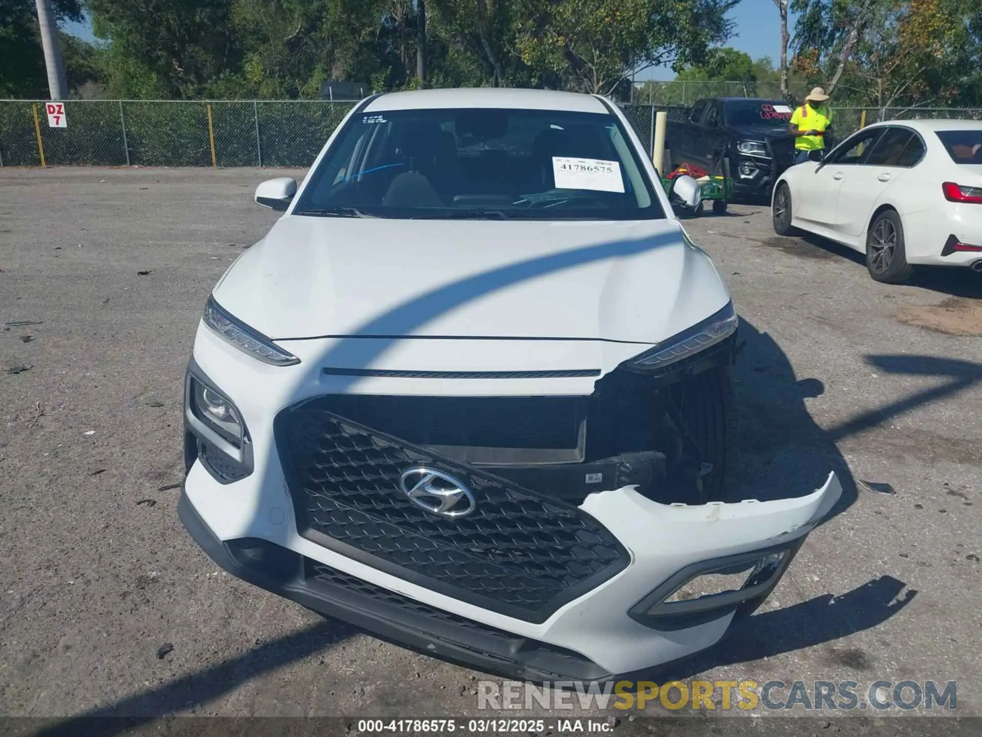 12 Photograph of a damaged car KM8K12AA0MU644343 HYUNDAI KONA 2021