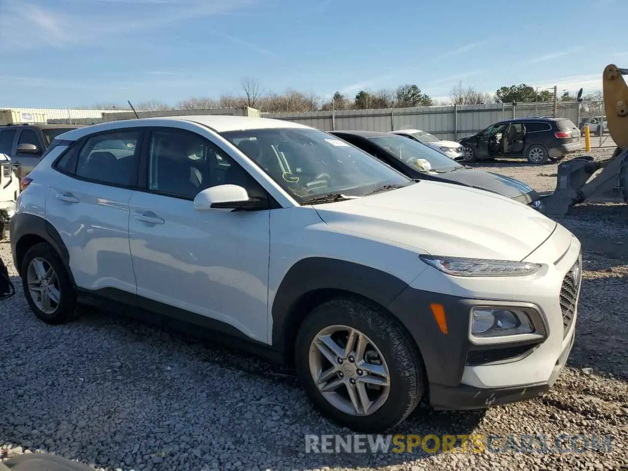 4 Photograph of a damaged car KM8K12AA1MU645968 HYUNDAI KONA 2021