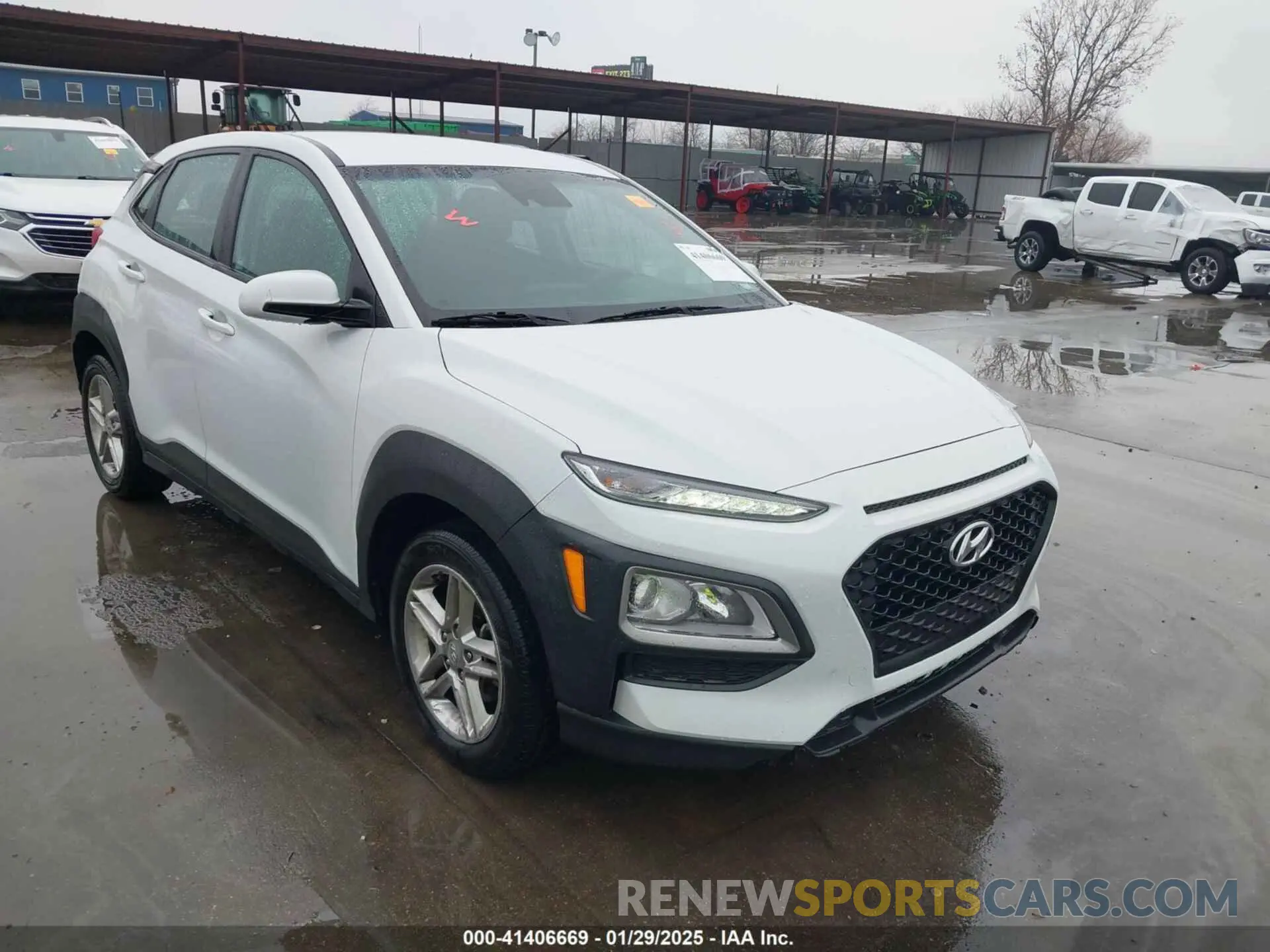 1 Фотография поврежденного автомобиля KM8K12AA1MU646845 HYUNDAI KONA 2021
