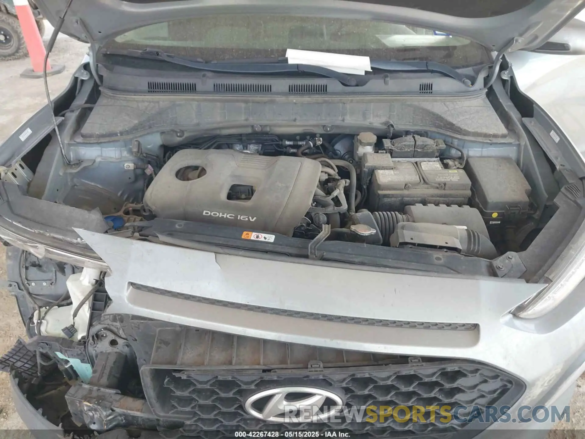 10 Photograph of a damaged car KM8K12AA3MU611563 HYUNDAI KONA 2021