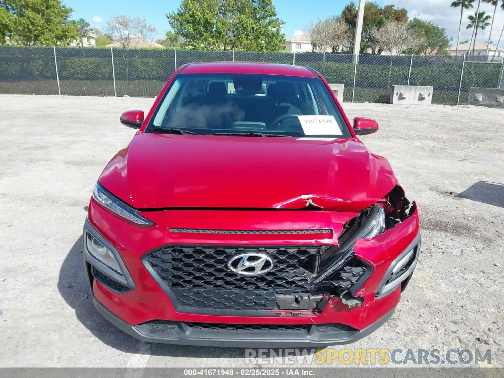 12 Photograph of a damaged car KM8K12AA3MU665865 HYUNDAI KONA 2021
