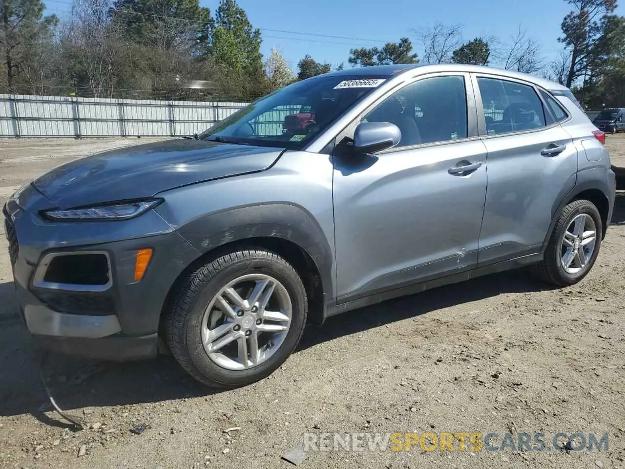 1 Photograph of a damaged car KM8K12AA4MU607702 HYUNDAI KONA 2021