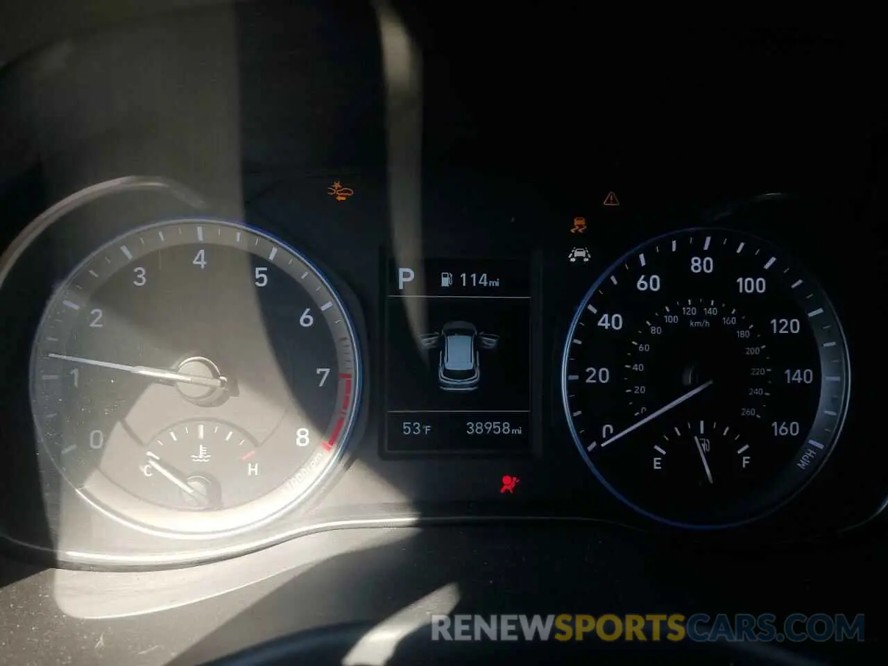 9 Photograph of a damaged car KM8K12AA4MU607702 HYUNDAI KONA 2021