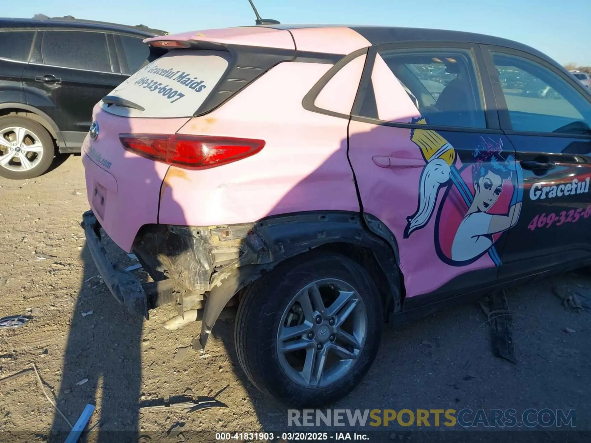 6 Photograph of a damaged car KM8K12AA4MU634950 HYUNDAI KONA 2021