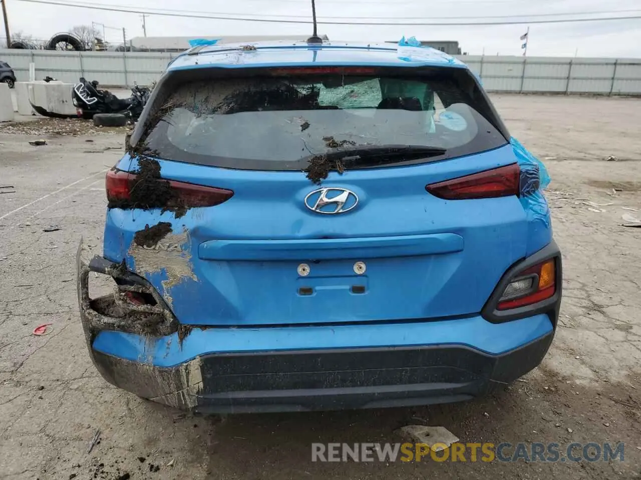 6 Photograph of a damaged car KM8K12AA5MU638103 HYUNDAI KONA 2021