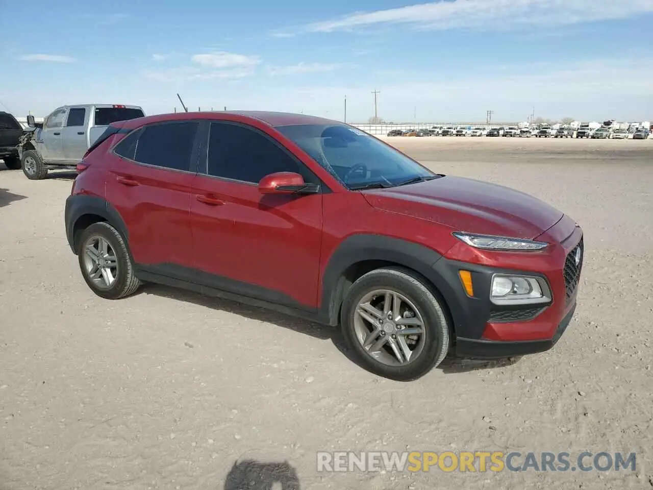 4 Photograph of a damaged car KM8K12AA5MU641177 HYUNDAI KONA 2021