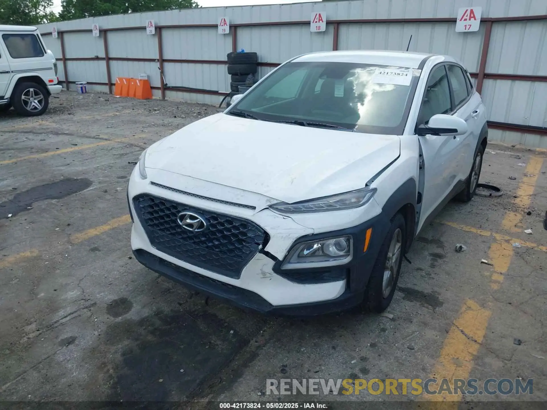 6 Photograph of a damaged car KM8K12AA5MU642460 HYUNDAI KONA 2021