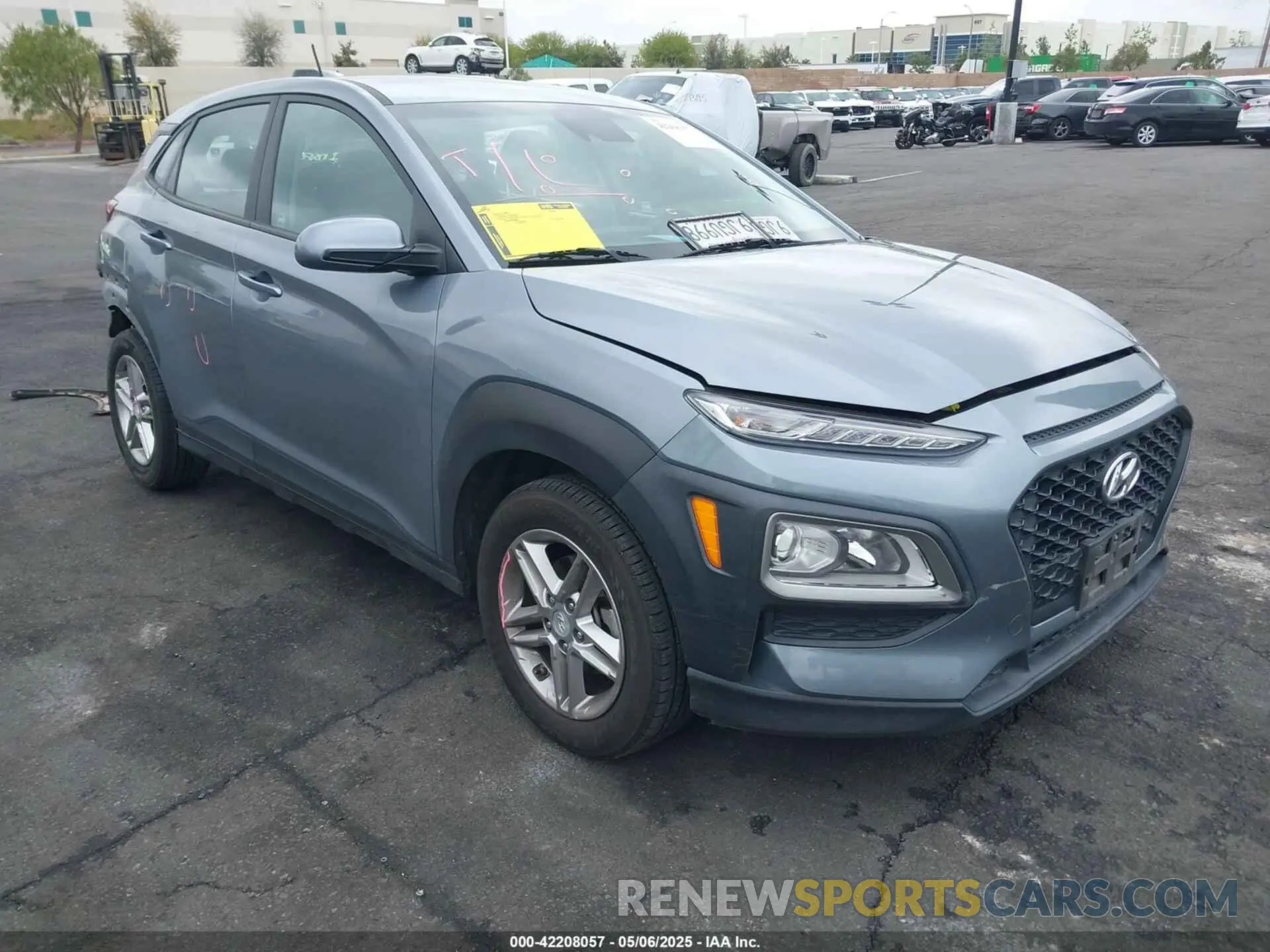 1 Фотография поврежденного автомобиля KM8K12AA7MU610867 HYUNDAI KONA 2021