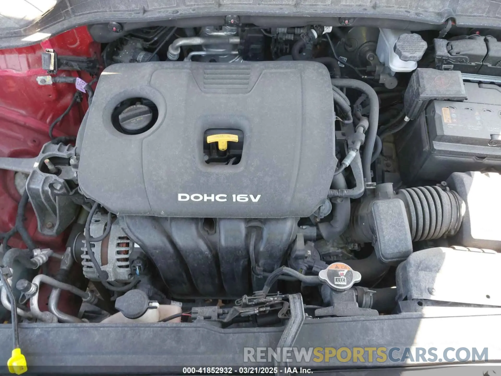 10 Photograph of a damaged car KM8K12AA7MU645814 HYUNDAI KONA 2021