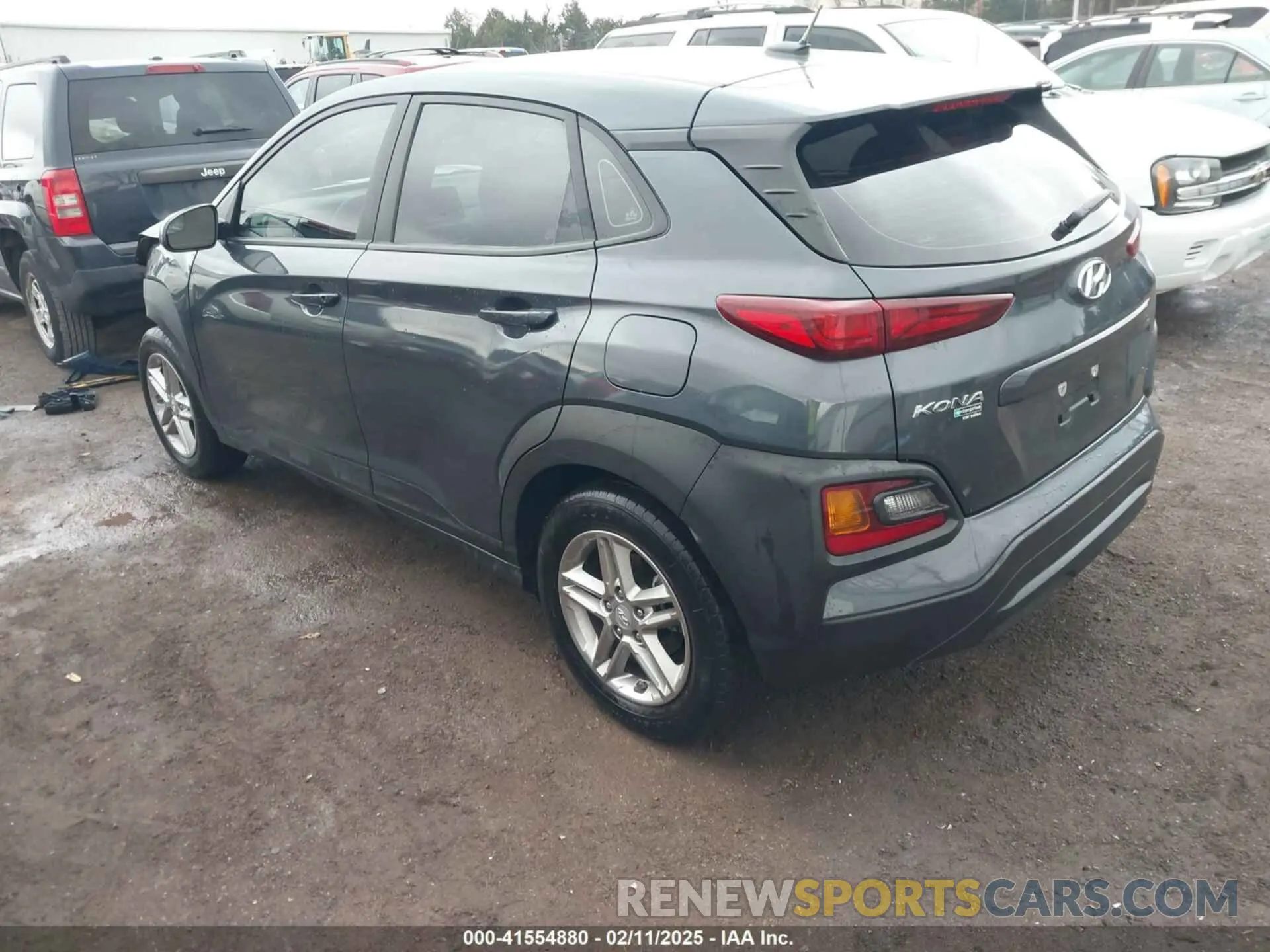 3 Фотография поврежденного автомобиля KM8K12AA8MU646065 HYUNDAI KONA 2021