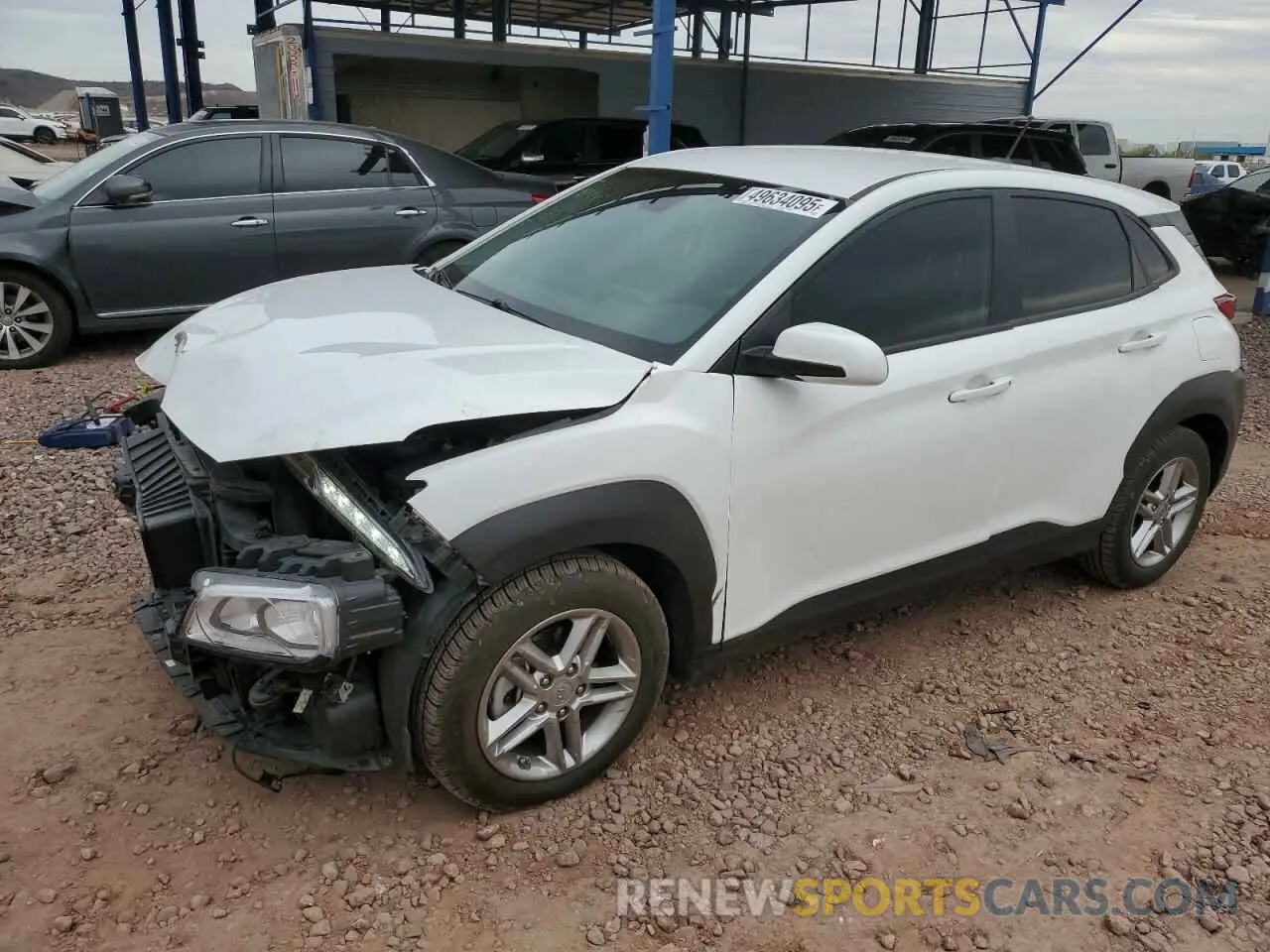 1 Фотография поврежденного автомобиля KM8K12AA9MU712655 HYUNDAI KONA 2021