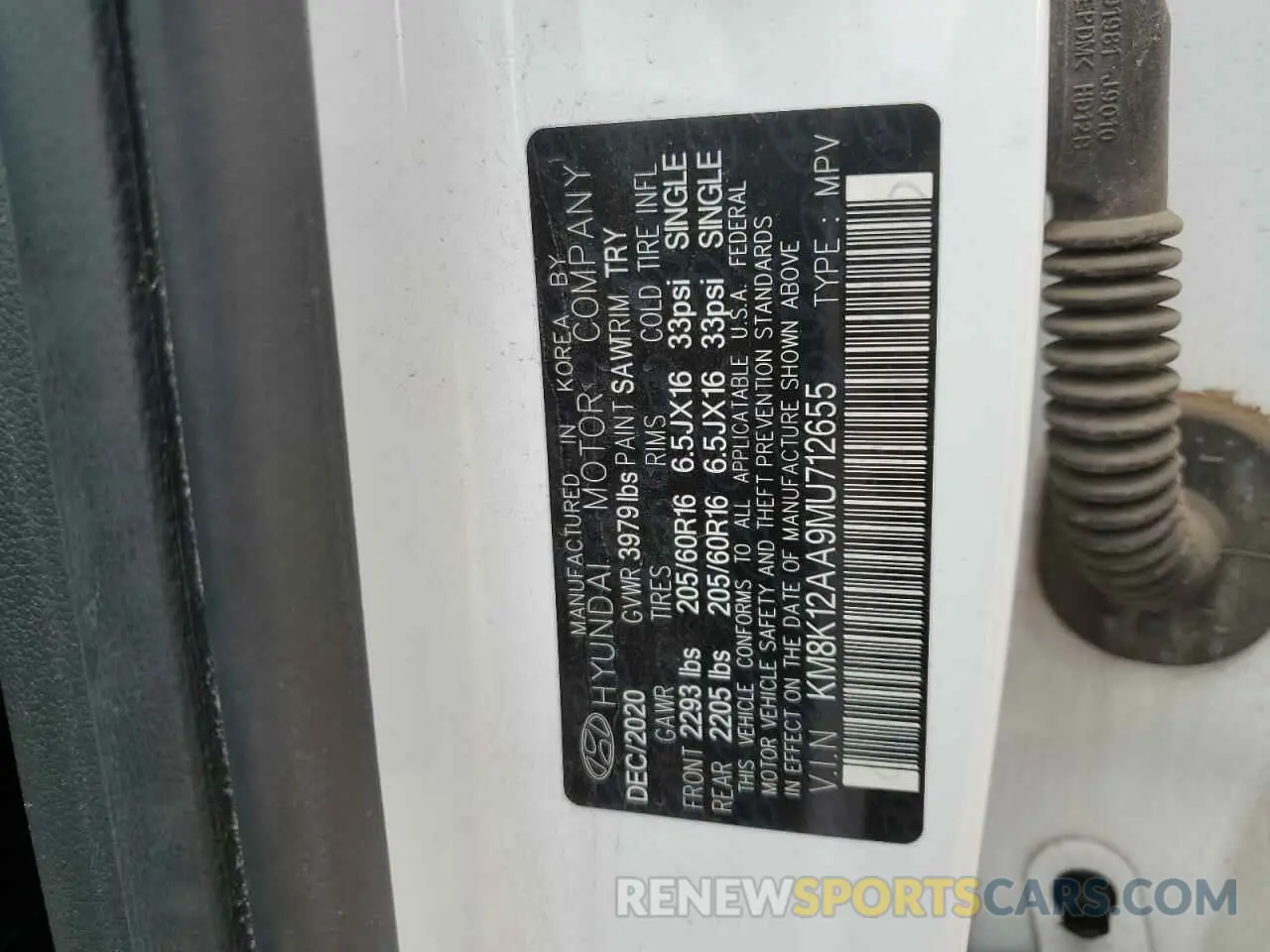 14 Фотография поврежденного автомобиля KM8K12AA9MU712655 HYUNDAI KONA 2021