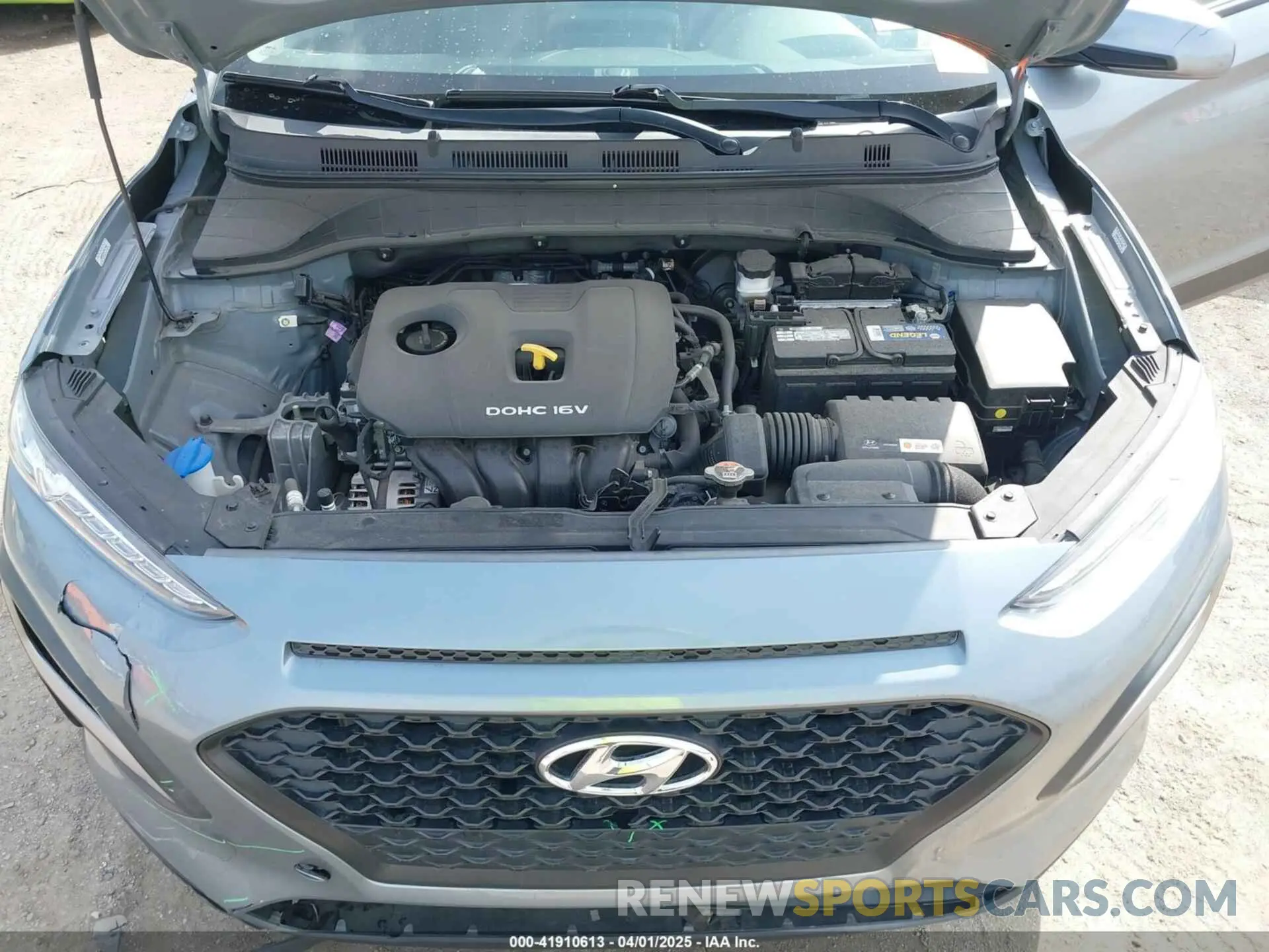 10 Фотография поврежденного автомобиля KM8K12AAXMU600057 HYUNDAI KONA 2021