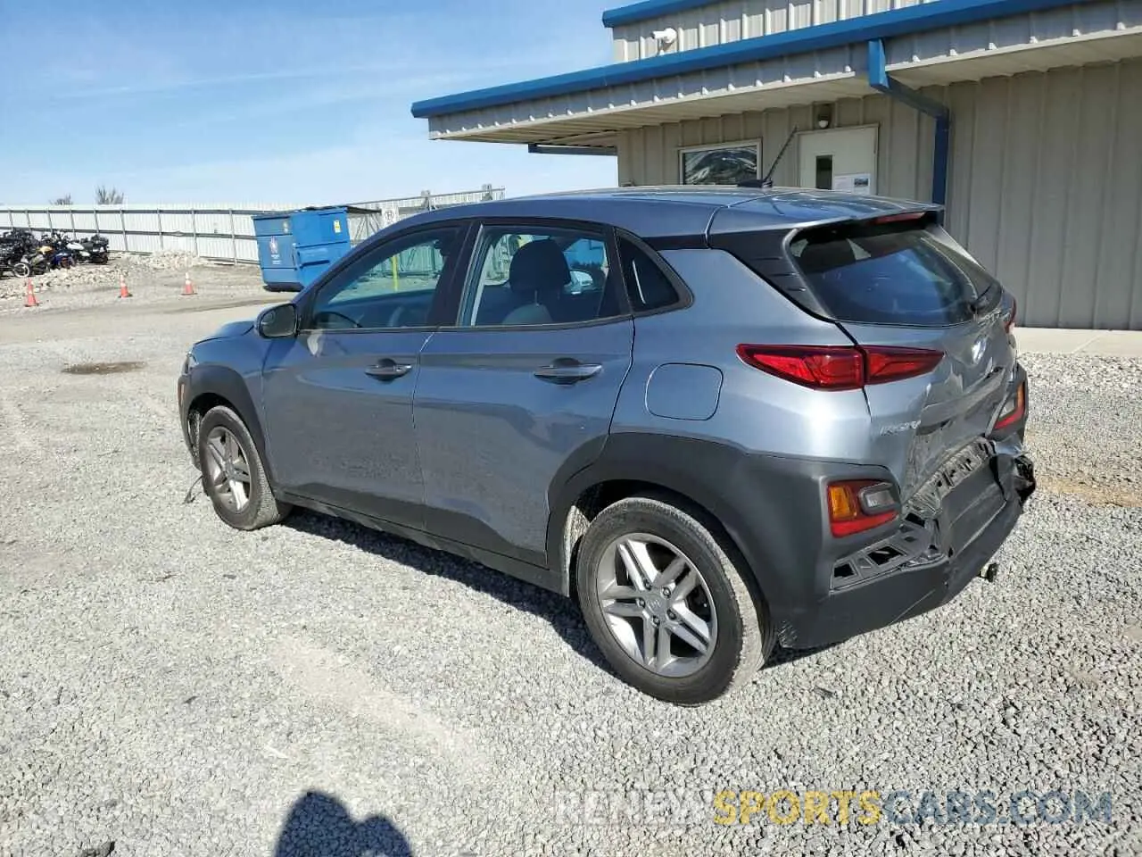 2 Photograph of a damaged car KM8K12AAXMU702555 HYUNDAI KONA 2021