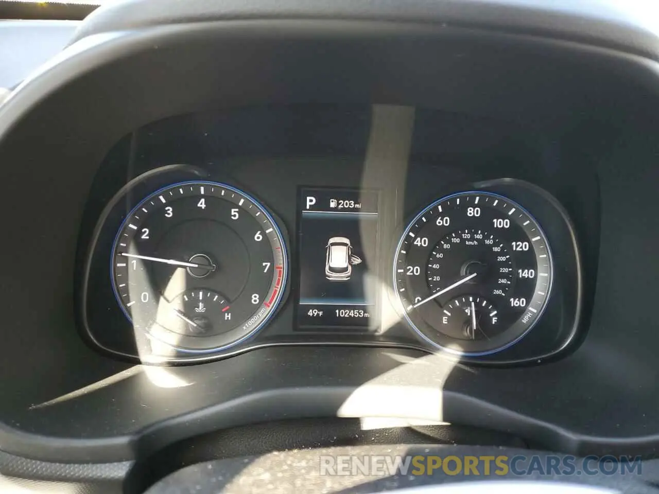 9 Photograph of a damaged car KM8K12AAXMU702555 HYUNDAI KONA 2021