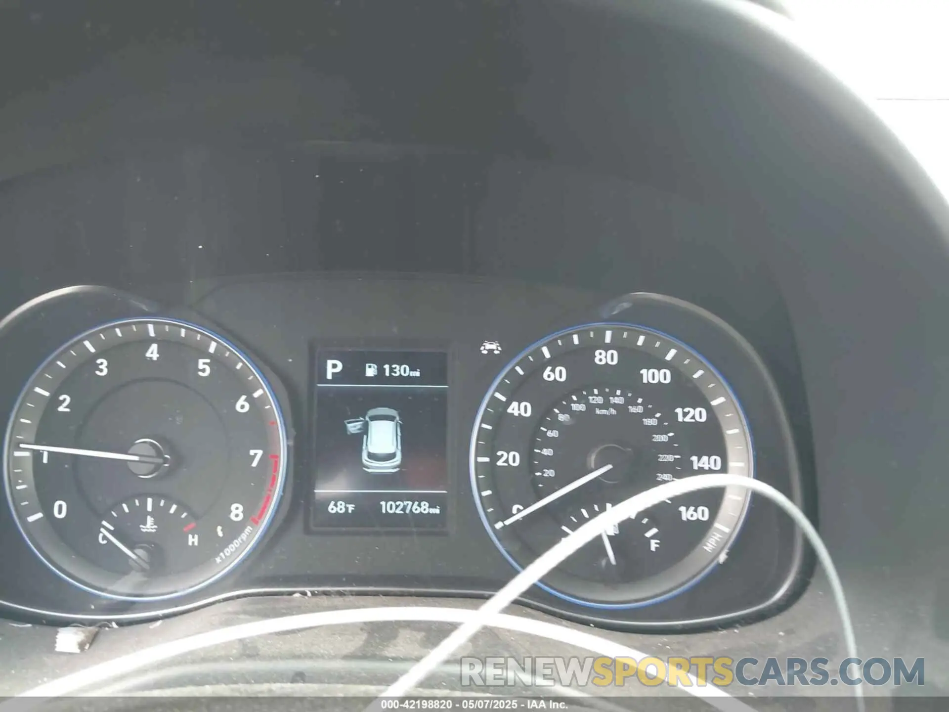 7 Photograph of a damaged car KM8K1CAA0MU679602 HYUNDAI KONA 2021