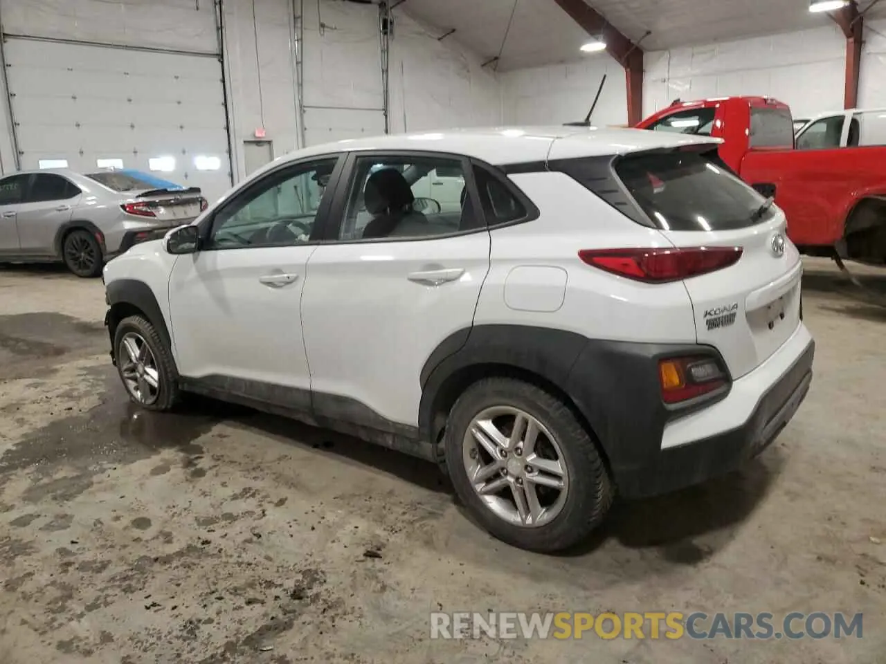 2 Photograph of a damaged car KM8K1CAA1MU600759 HYUNDAI KONA 2021