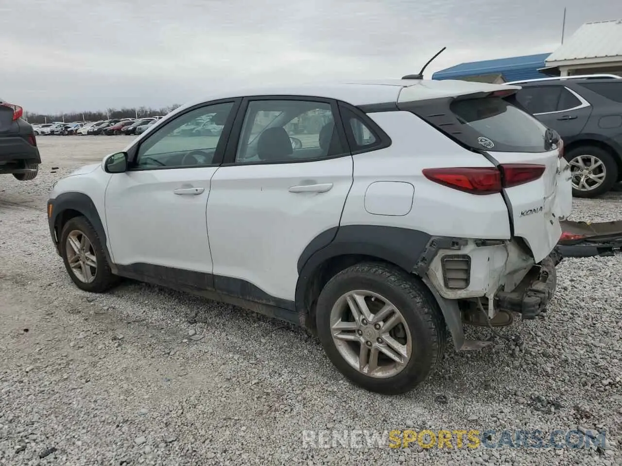 2 Photograph of a damaged car KM8K1CAA2MU642731 HYUNDAI KONA 2021