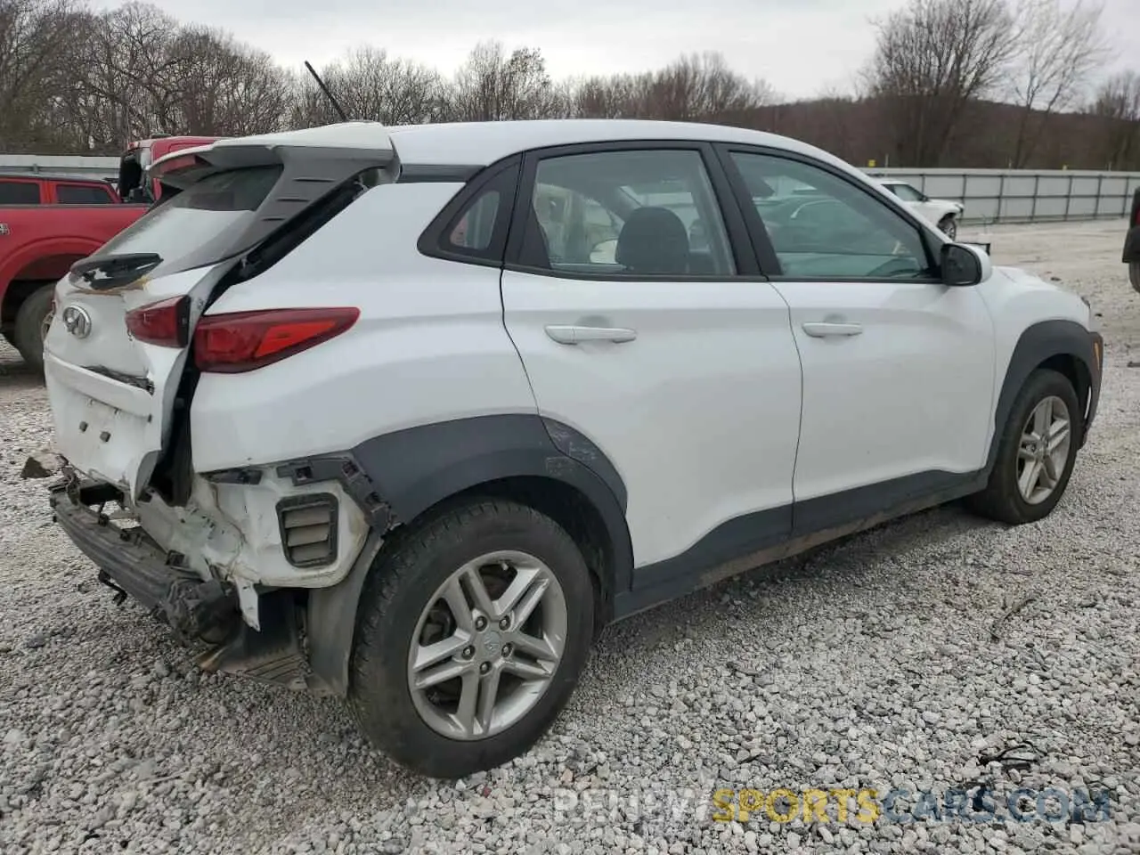 3 Photograph of a damaged car KM8K1CAA2MU642731 HYUNDAI KONA 2021