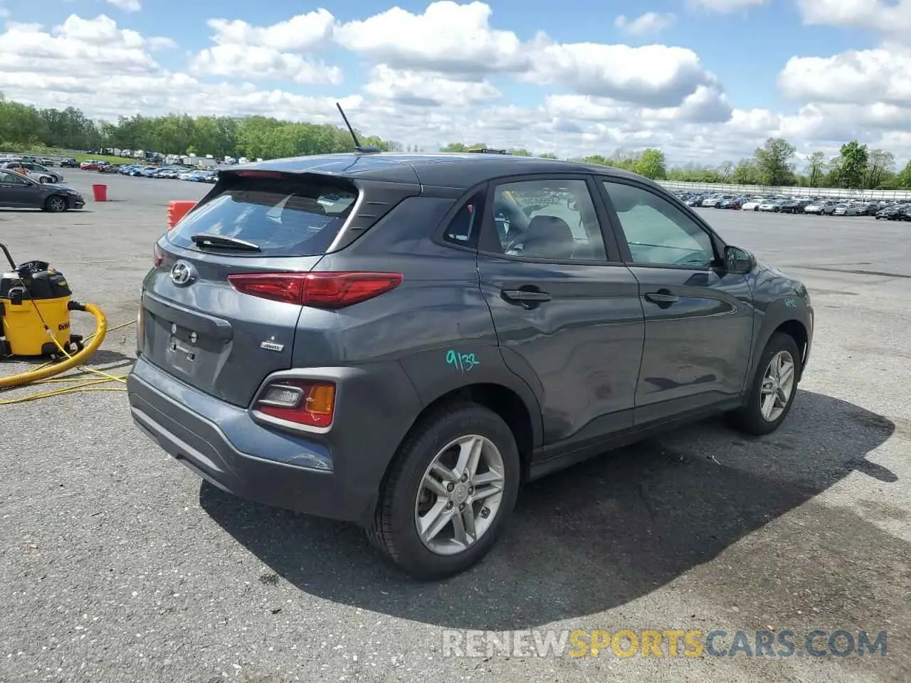 3 Photograph of a damaged car KM8K1CAA2MU646536 HYUNDAI KONA 2021