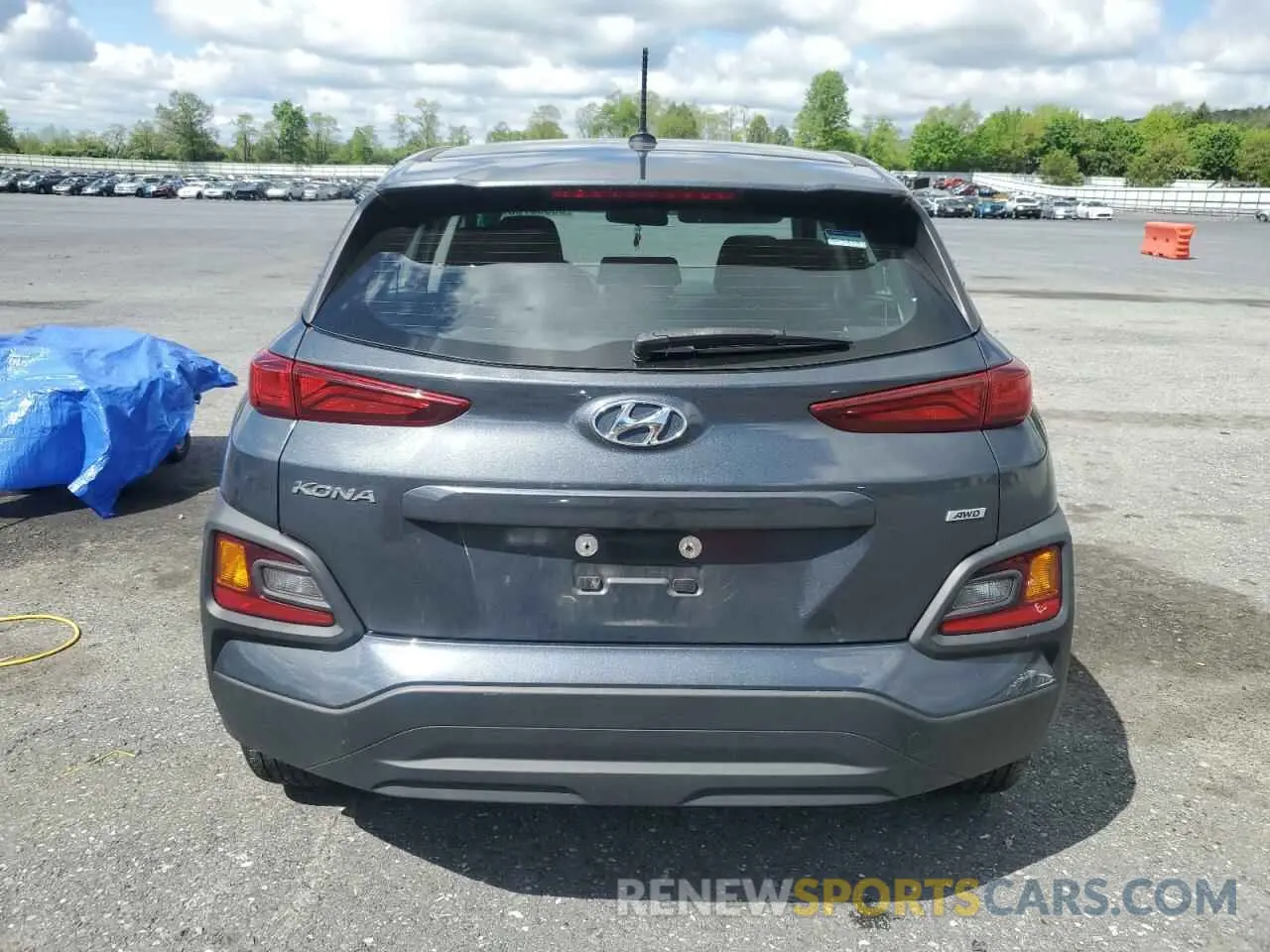 6 Photograph of a damaged car KM8K1CAA2MU646536 HYUNDAI KONA 2021
