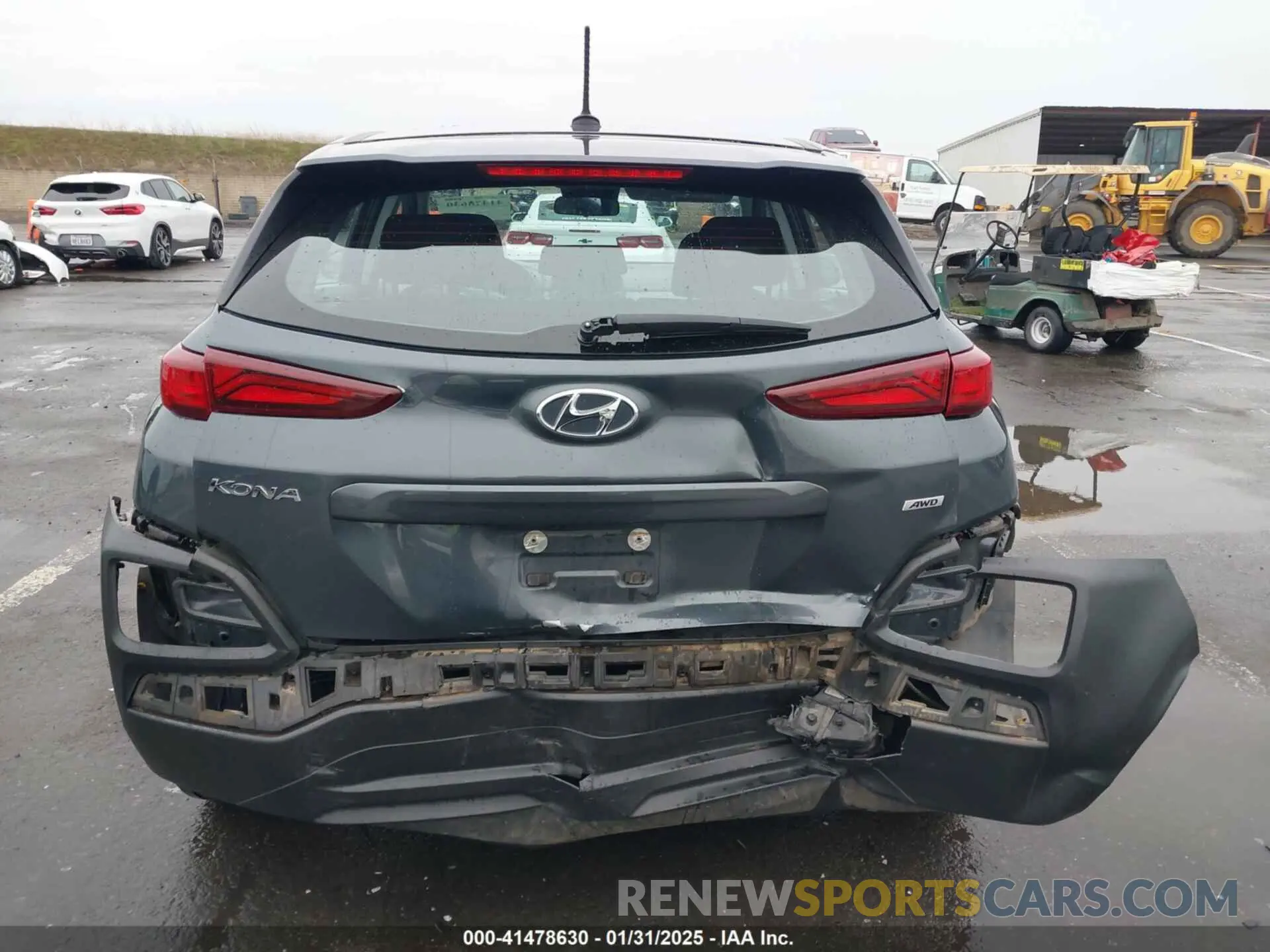 6 Photograph of a damaged car KM8K1CAA2MU692321 HYUNDAI KONA 2021