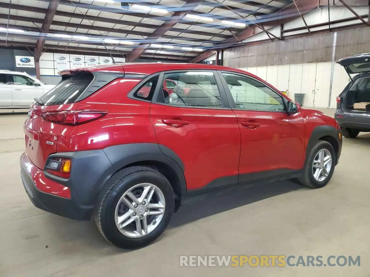 3 Photograph of a damaged car KM8K1CAA2MU711353 HYUNDAI KONA 2021