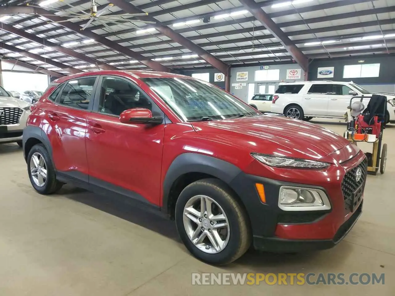 4 Photograph of a damaged car KM8K1CAA2MU711353 HYUNDAI KONA 2021
