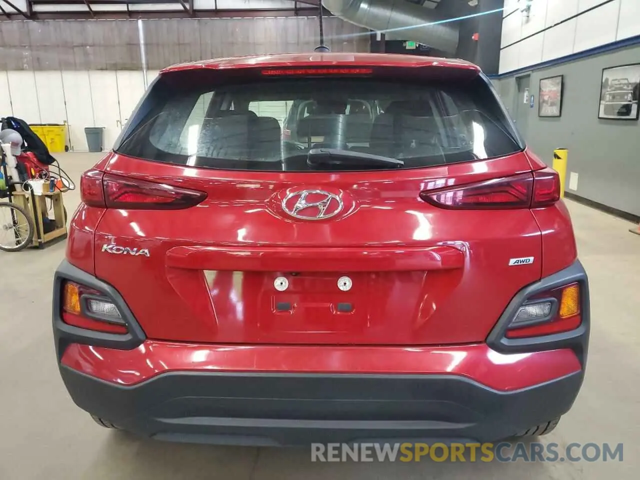 6 Photograph of a damaged car KM8K1CAA2MU711353 HYUNDAI KONA 2021
