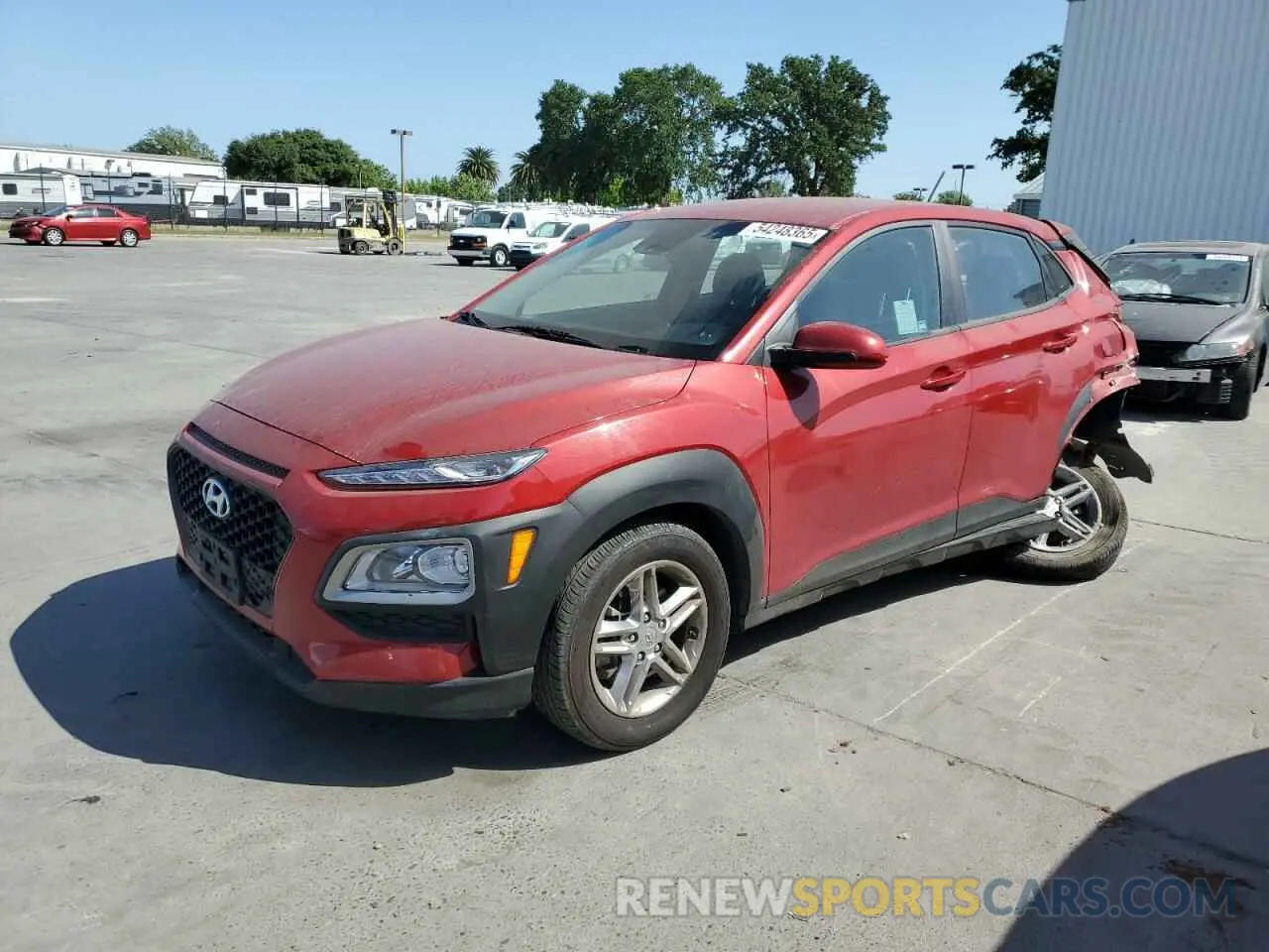 1 Фотография поврежденного автомобиля KM8K1CAA2MU748175 HYUNDAI KONA 2021