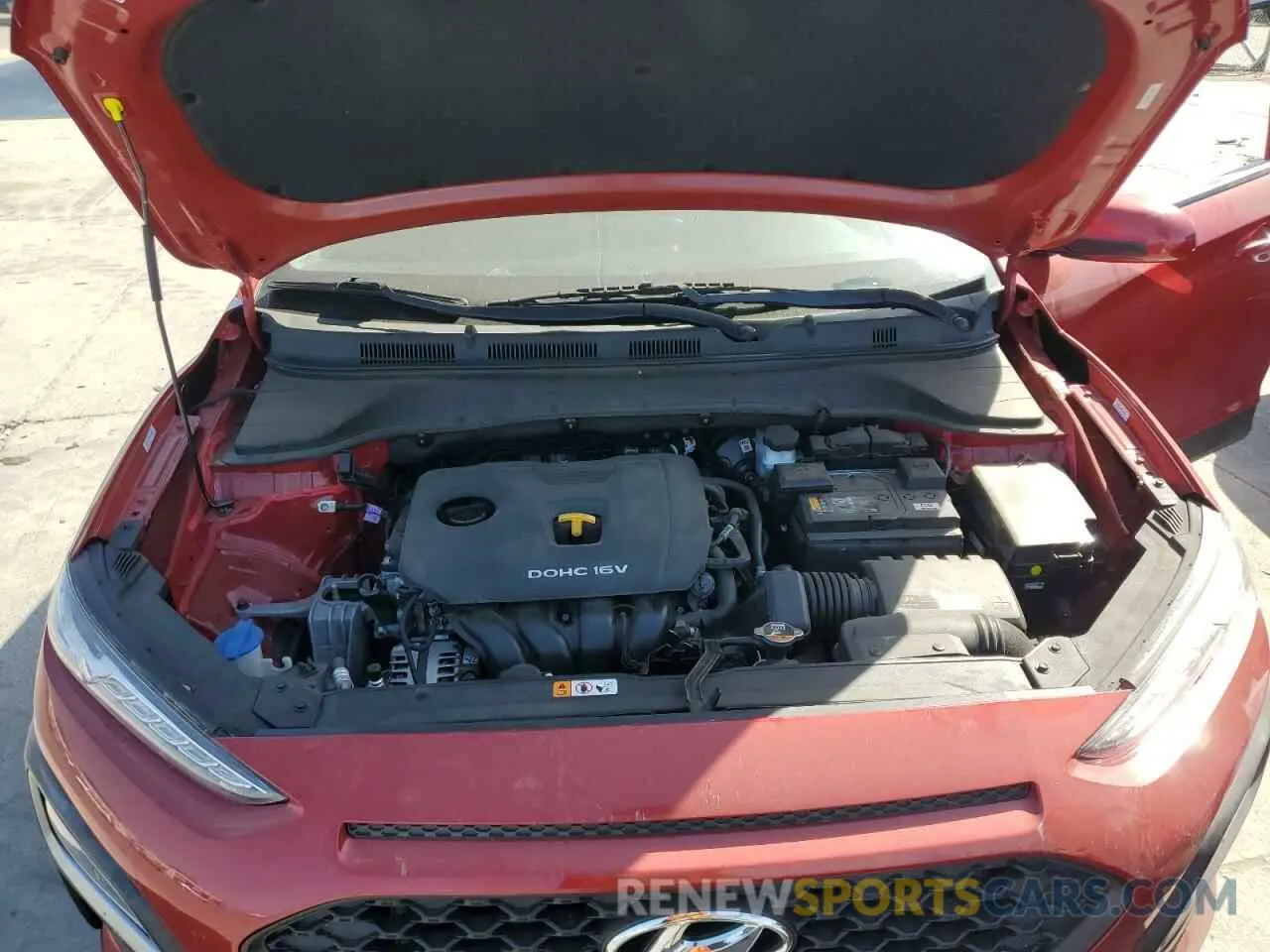 11 Фотография поврежденного автомобиля KM8K1CAA2MU748175 HYUNDAI KONA 2021