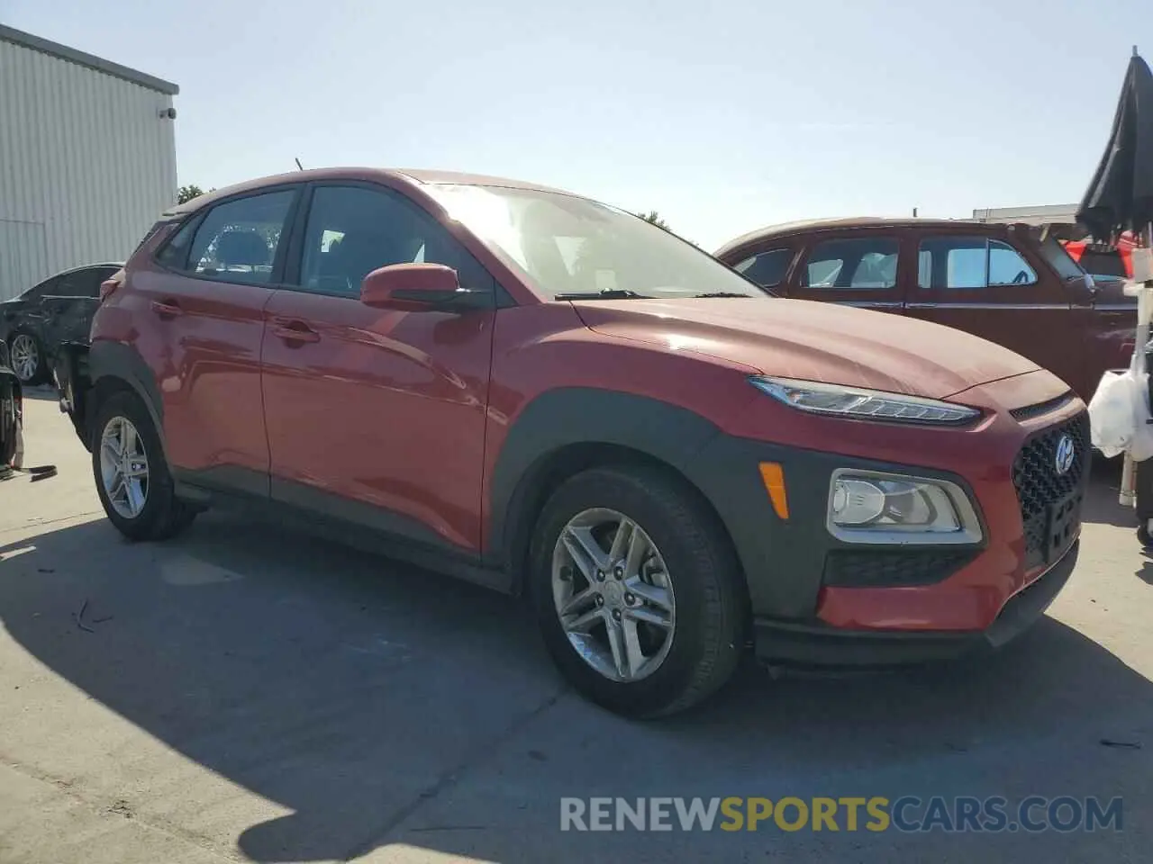 4 Фотография поврежденного автомобиля KM8K1CAA2MU748175 HYUNDAI KONA 2021