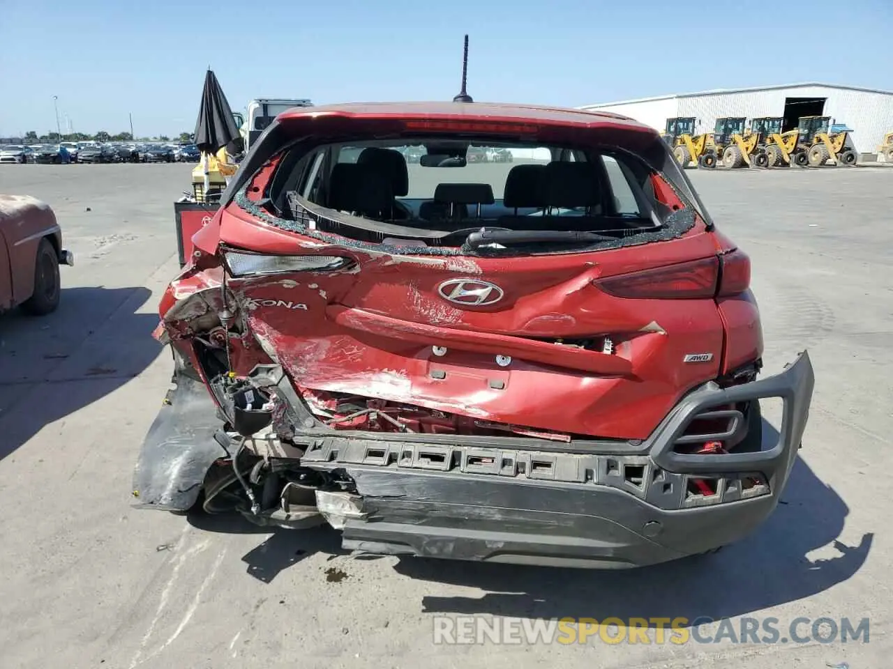 6 Фотография поврежденного автомобиля KM8K1CAA2MU748175 HYUNDAI KONA 2021
