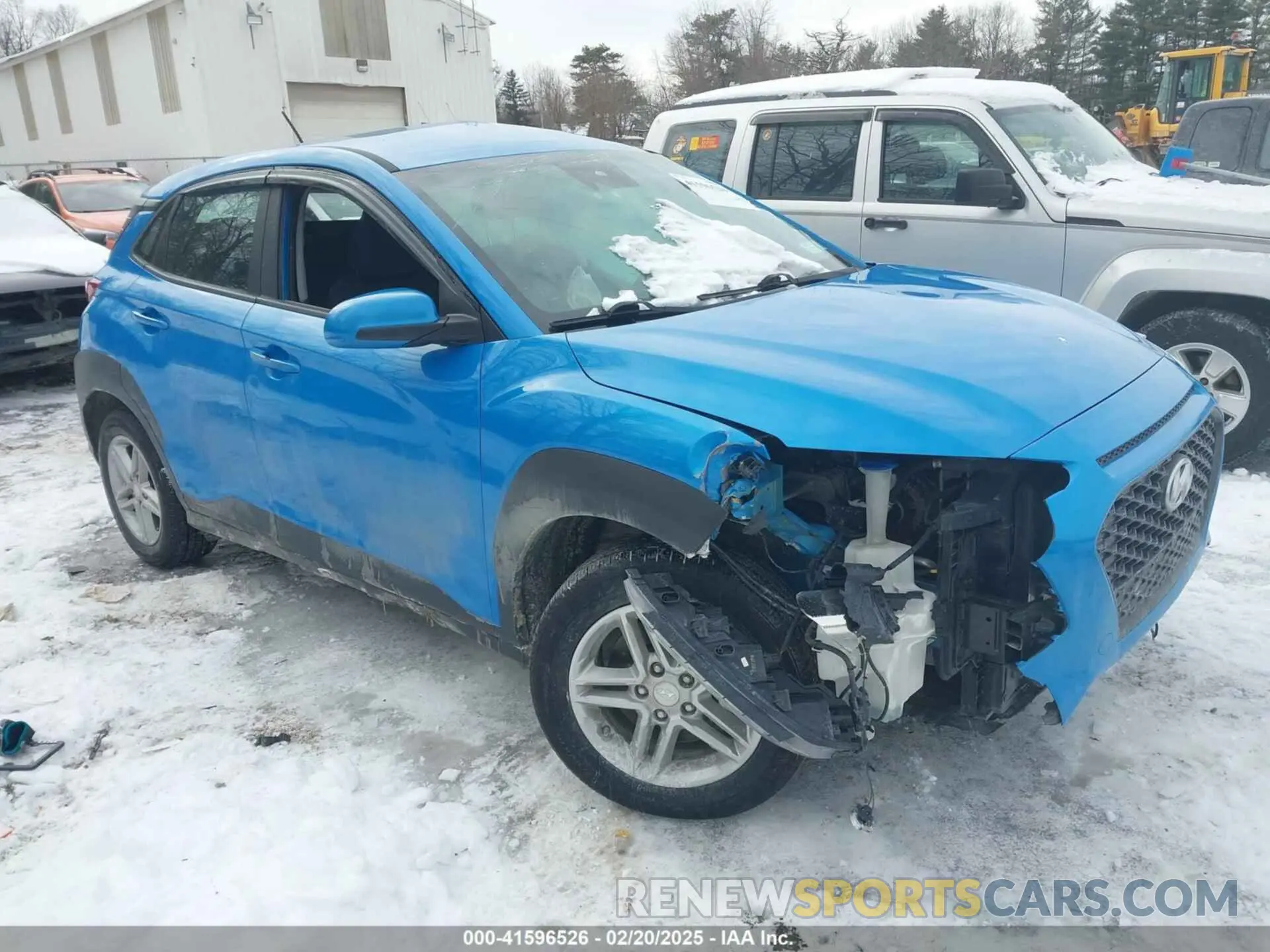 1 Фотография поврежденного автомобиля KM8K1CAA3MU638297 HYUNDAI KONA 2021