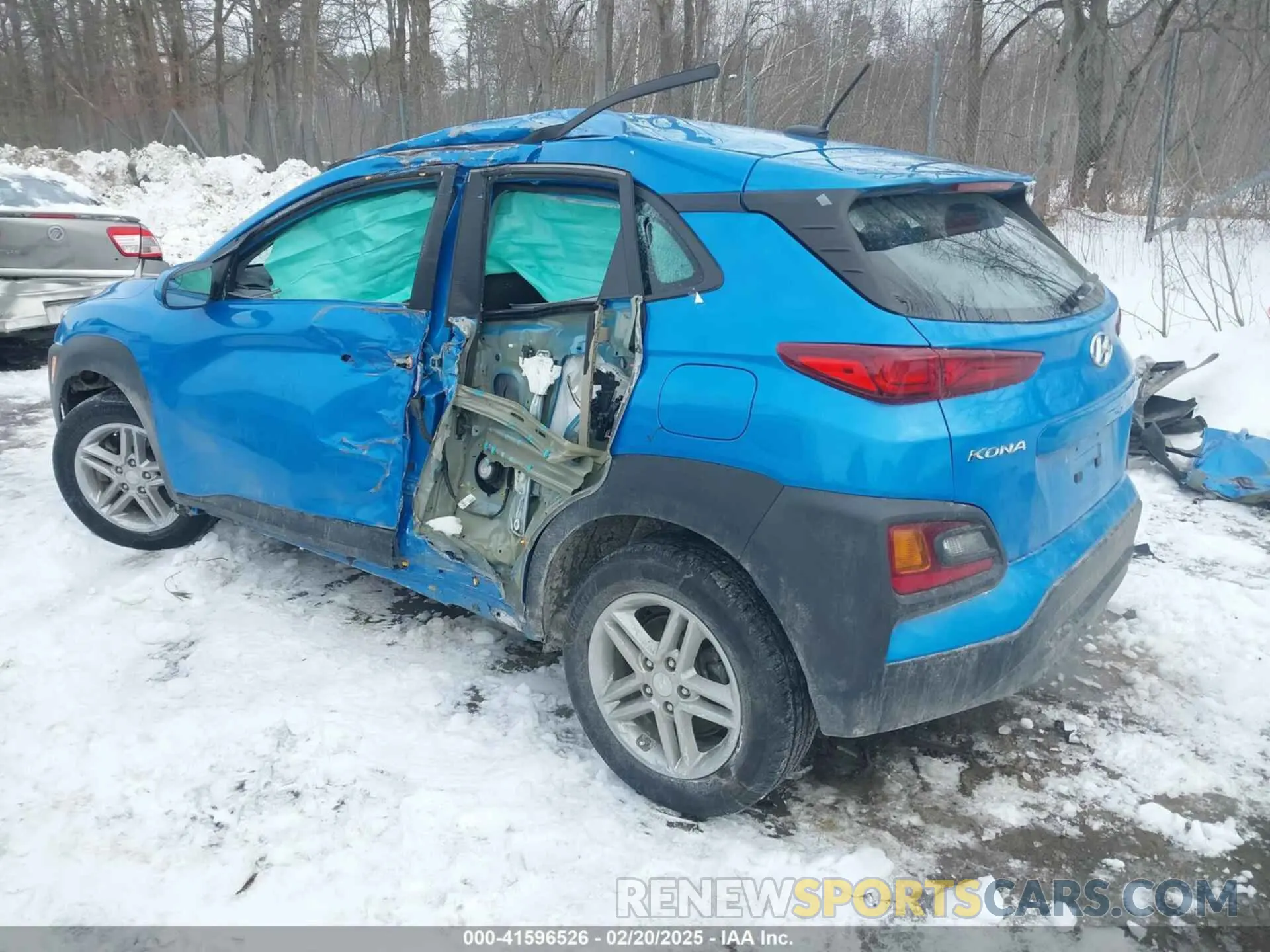3 Фотография поврежденного автомобиля KM8K1CAA3MU638297 HYUNDAI KONA 2021