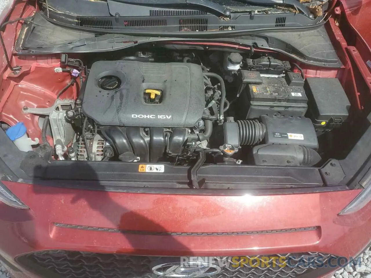 12 Photograph of a damaged car KM8K1CAA4MU644545 HYUNDAI KONA 2021