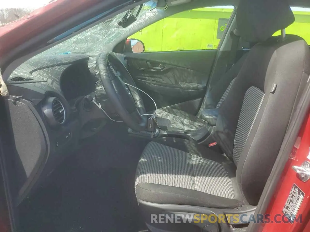 7 Photograph of a damaged car KM8K1CAA4MU644545 HYUNDAI KONA 2021