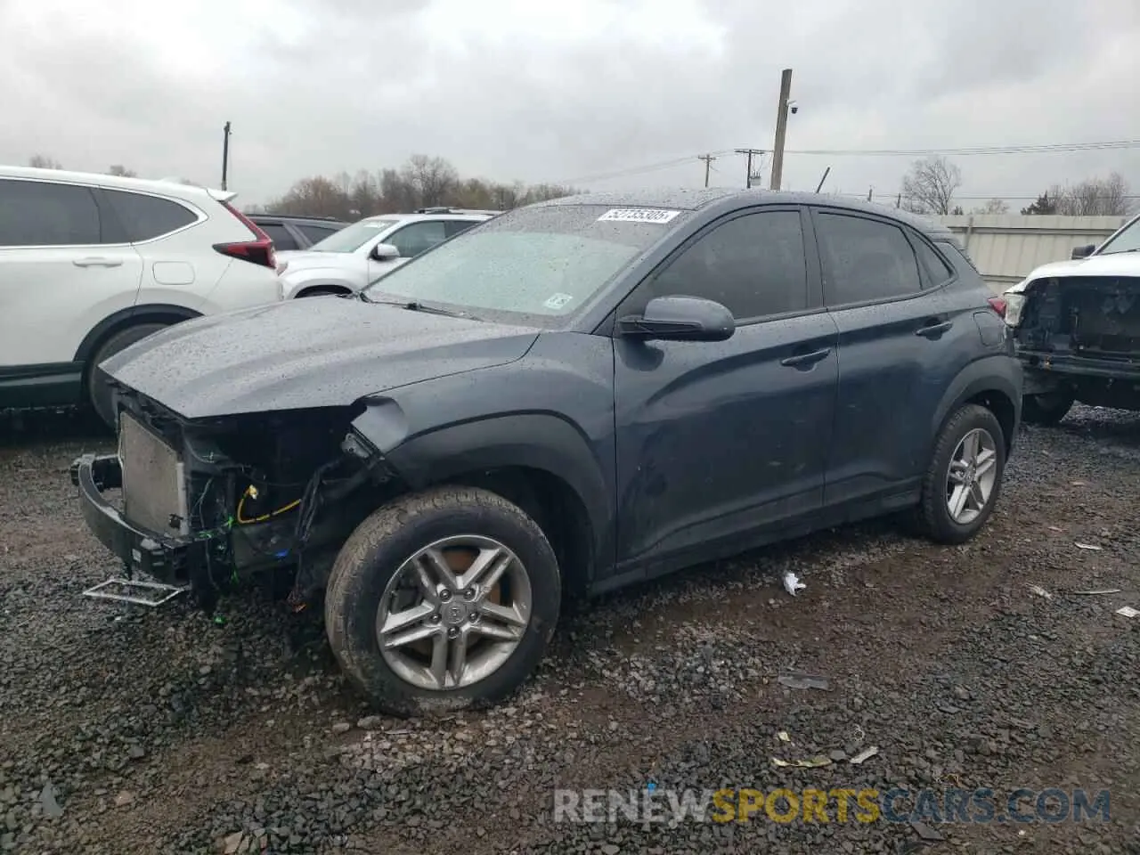 1 Фотография поврежденного автомобиля KM8K1CAA4MU705330 HYUNDAI KONA 2021