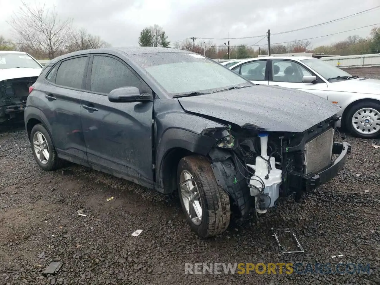 4 Фотография поврежденного автомобиля KM8K1CAA4MU705330 HYUNDAI KONA 2021