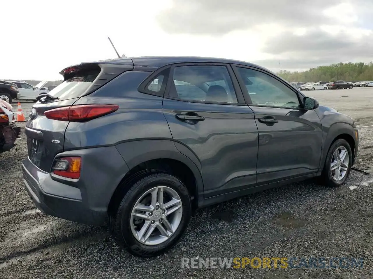 3 Photograph of a damaged car KM8K1CAA5MU643078 HYUNDAI KONA 2021